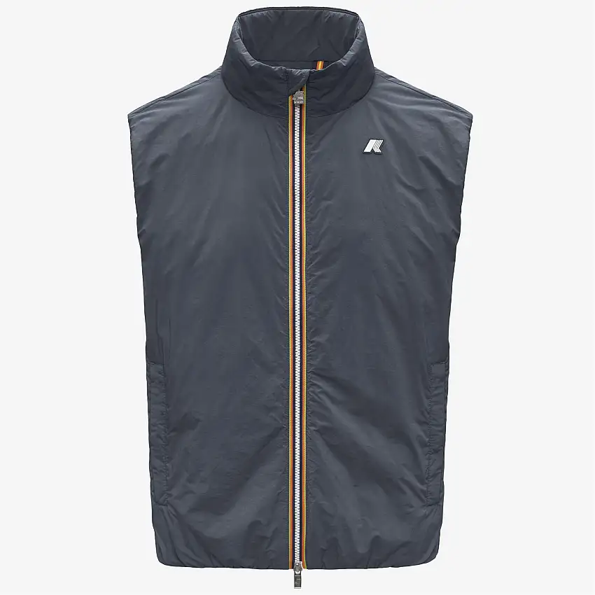 Gilet isolante da uomo blu con imbottitura ecologica