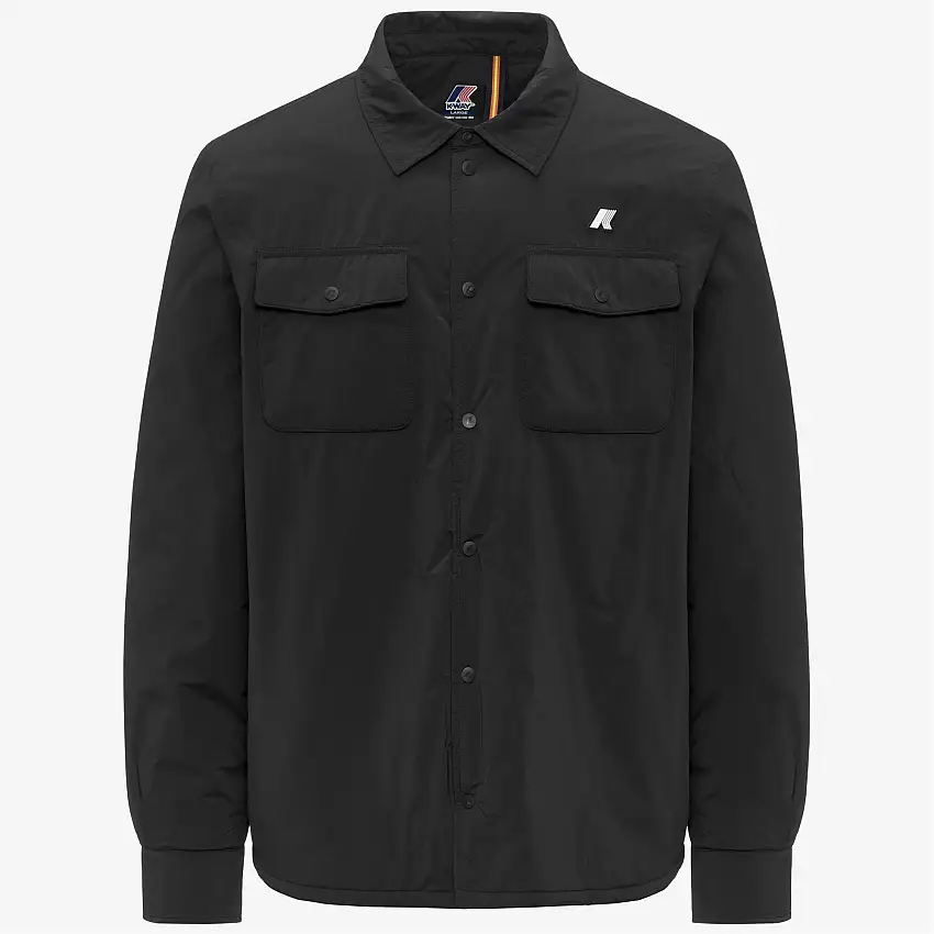 Giacca corta e calda da uomo nera