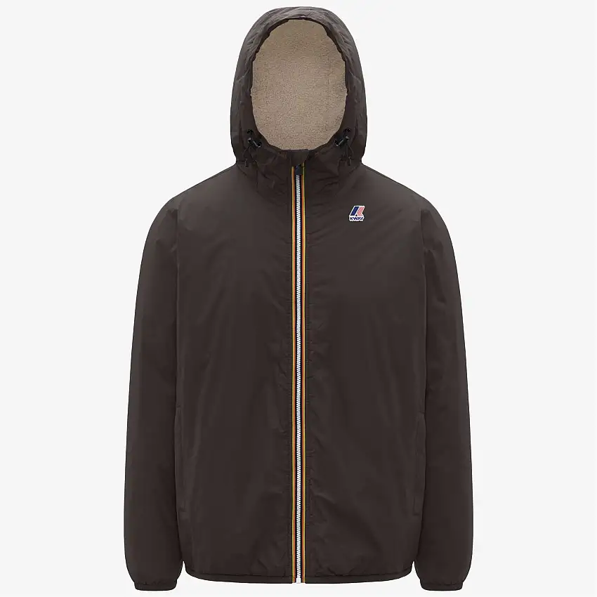 Giacca impermeabile unisex di mezza stagione con isolamento, colore oliva nero