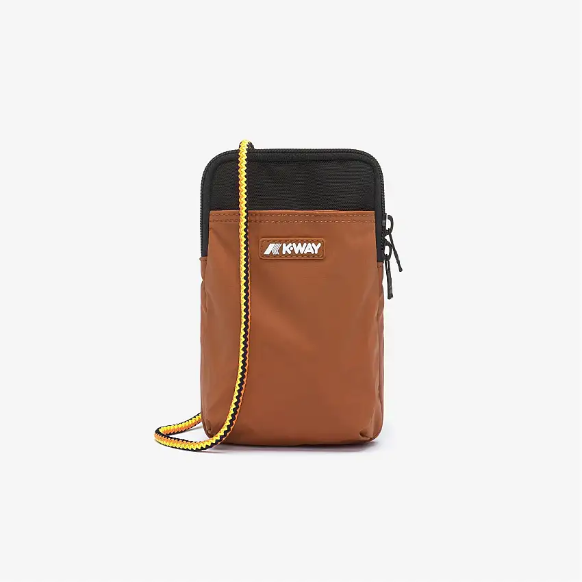 Supporto per smartphone unisex arancione con design impermeabile