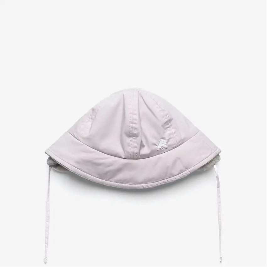 Cappello invernale unisex grigio per bambini con materiale morbido al tatto