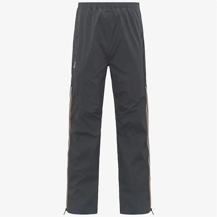 Pantaloni sportivi unisex grigi ripiegabili con elastico in vita e tasche