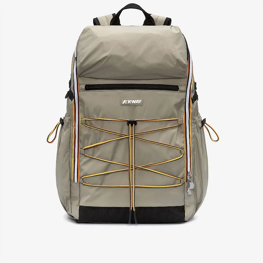 Zaino da trekking unisex impermeabile verde con custodia imbottita per laptop