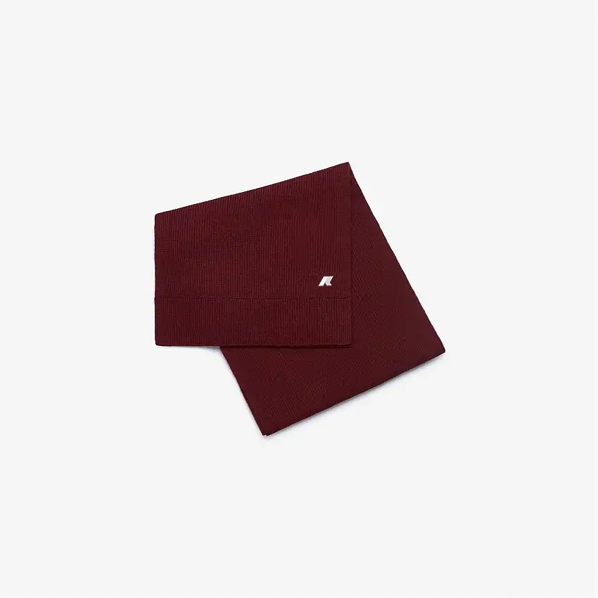 Sciarpa invernale unisex in lana rossa