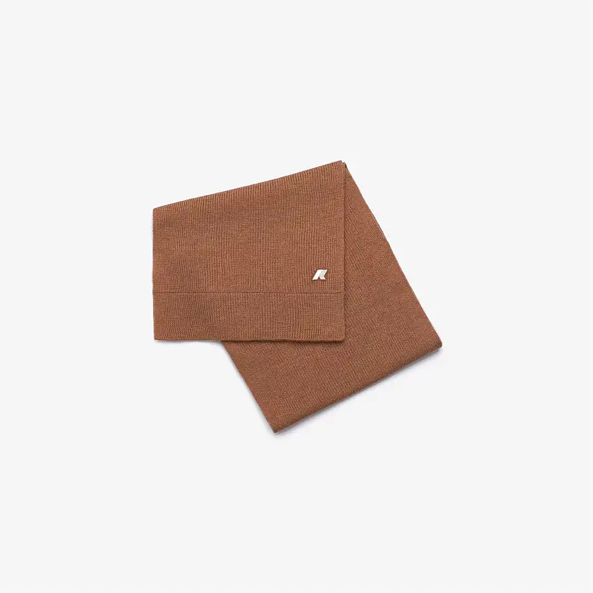 Sciarpa unisex in lana arancione per il massimo calore e comfort