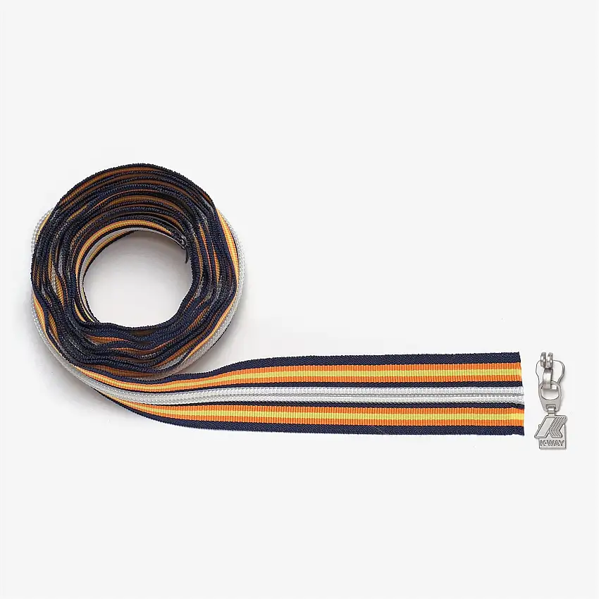 Cerniera di ricambio unisex K-Way bianca per bagaglio Blossac M