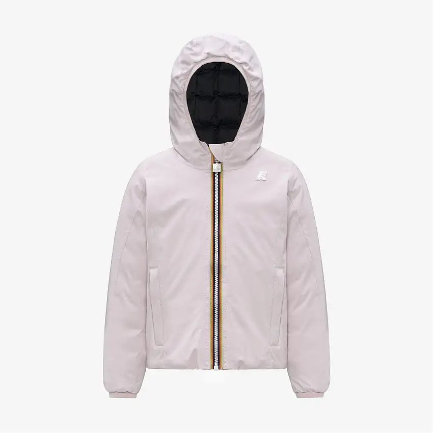 Giacca invernale reversibile isolante grigia per bambina