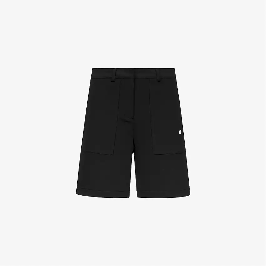 Bermuda Sportive Donna Nero Grigio con Caratteristiche Funzionali