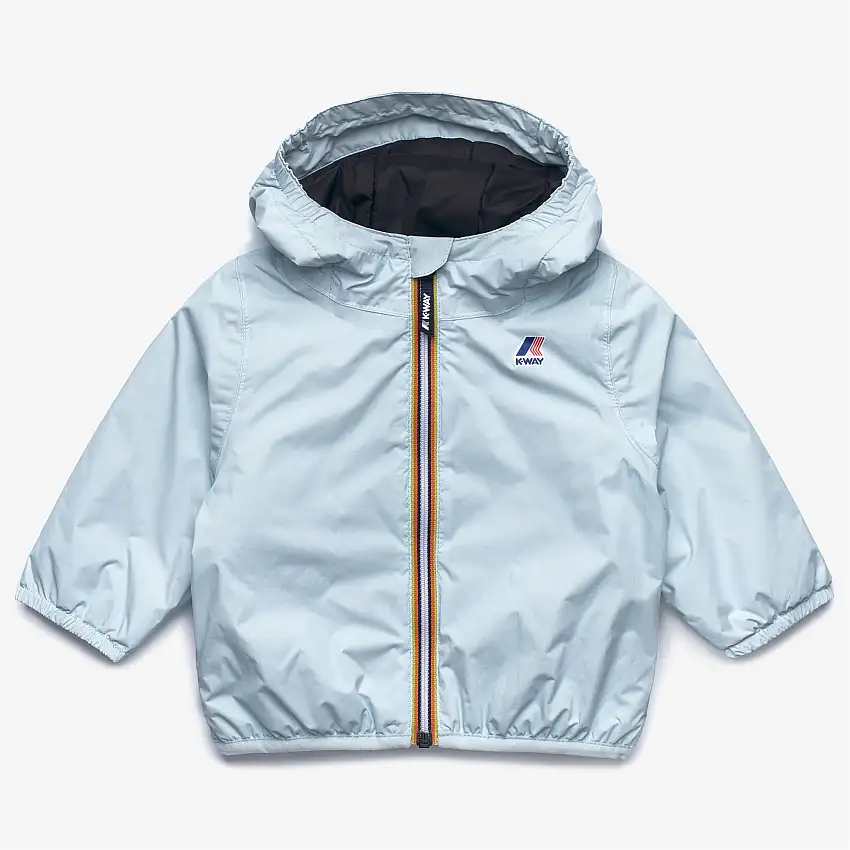 Giacca unisex blu per bambini con imbottitura impermeabile