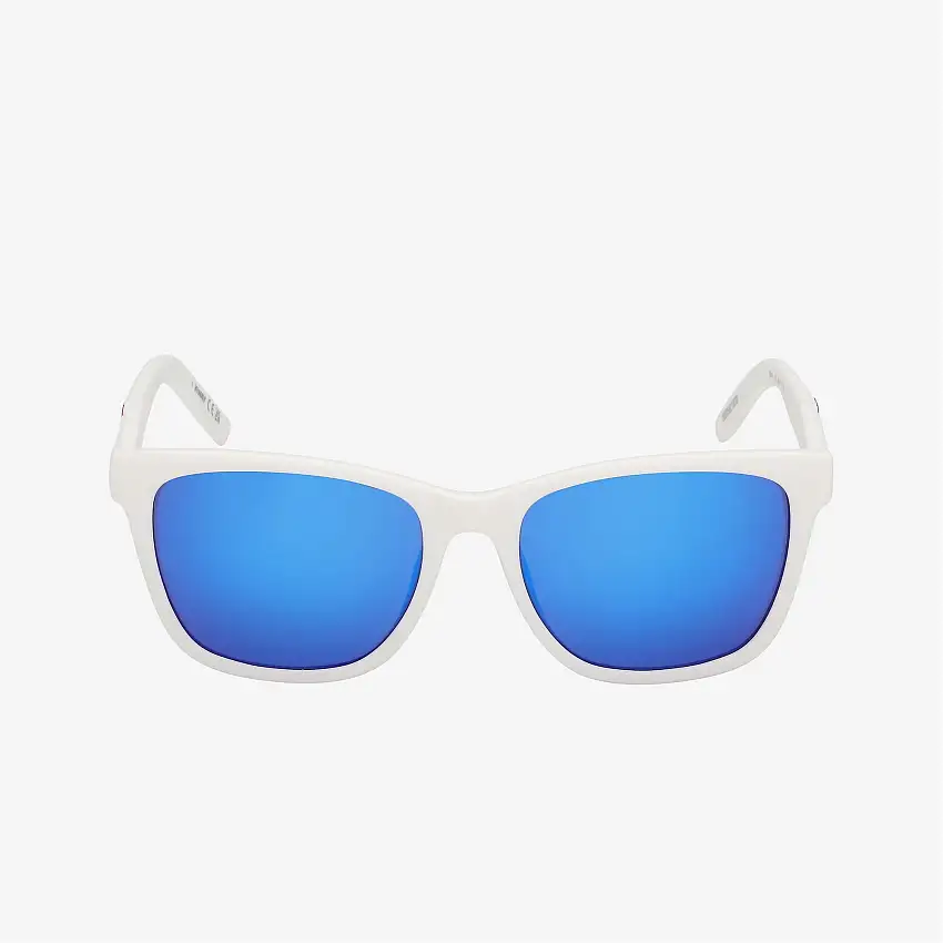 Occhiali da sole sportivi rettangolari blu da donna