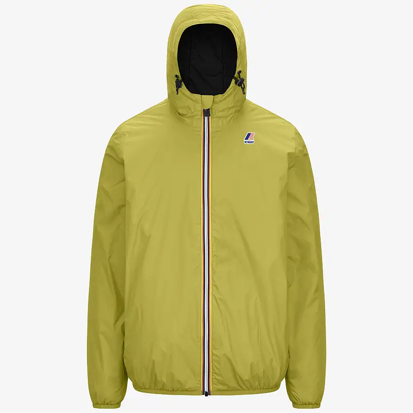 Giacca unisex verde con isolamento PrimaLoft e resistenza all'acqua