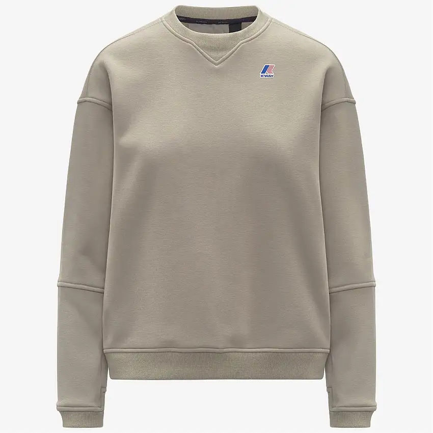 Maglione in pile da esterno Green Oak da donna per comfort e movimento