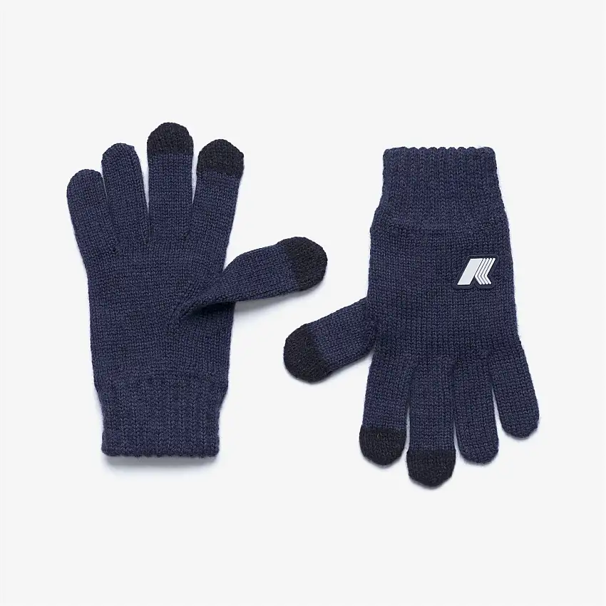 Guanti touchscreen unisex per bambini, blu cobalto intenso