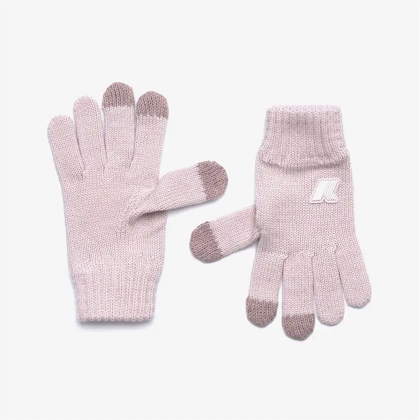 Guanti in lana per bambini, unisex, compatibili con touchscreen, grigi