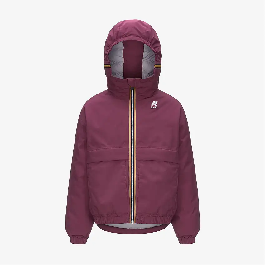 Giacca corta idrorepellente con imbottitura ecologica da bambina Violet