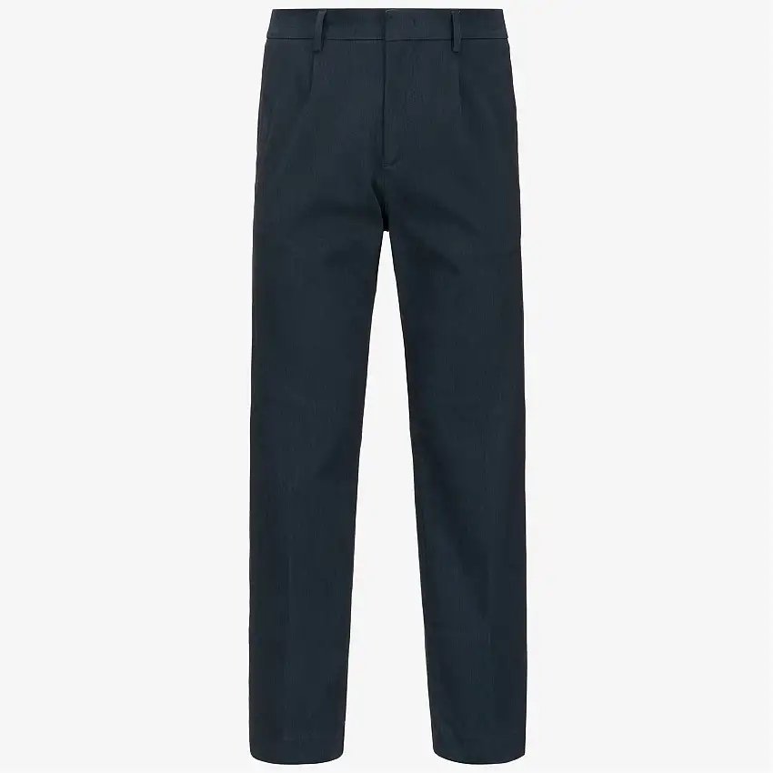 Pantaloni chino blu da uomo in stile denim per un abbigliamento casual di mezza stagione