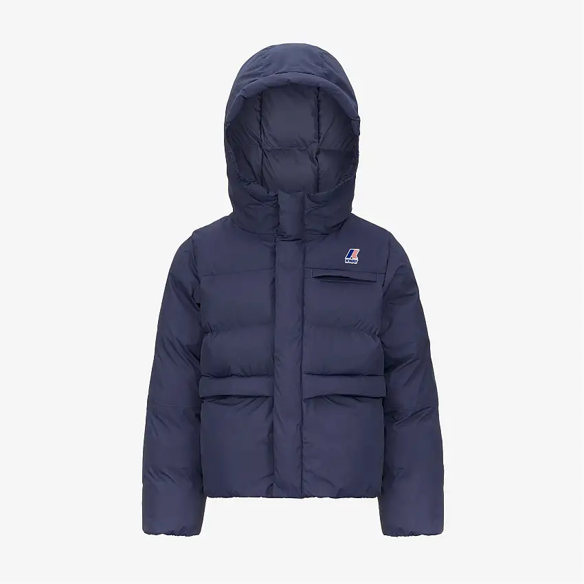 Giacca pesante e calda unisex blu intenso per bambini