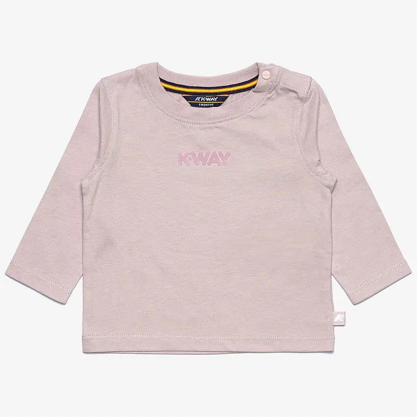 T-shirt unisex in cotone per bambini con scritta "Grey Rose"