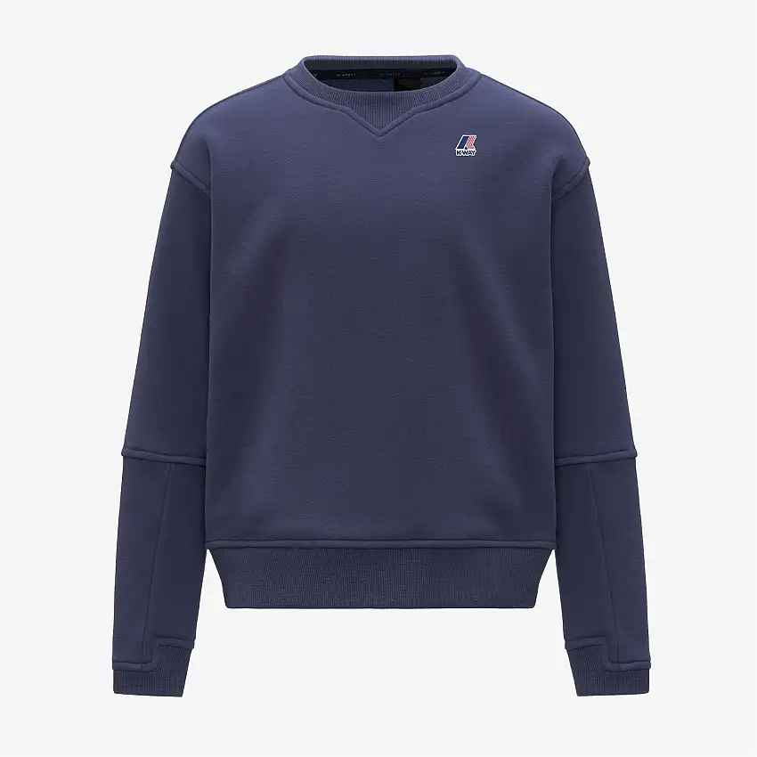 Maglione in pile blu scuro per bambini per attività all'aperto