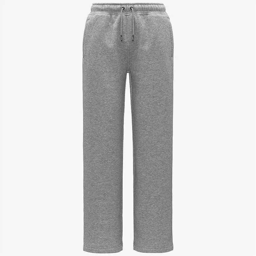 Pantaloni sportivi unisex in pile spazzolato grigio per attività all'aperto