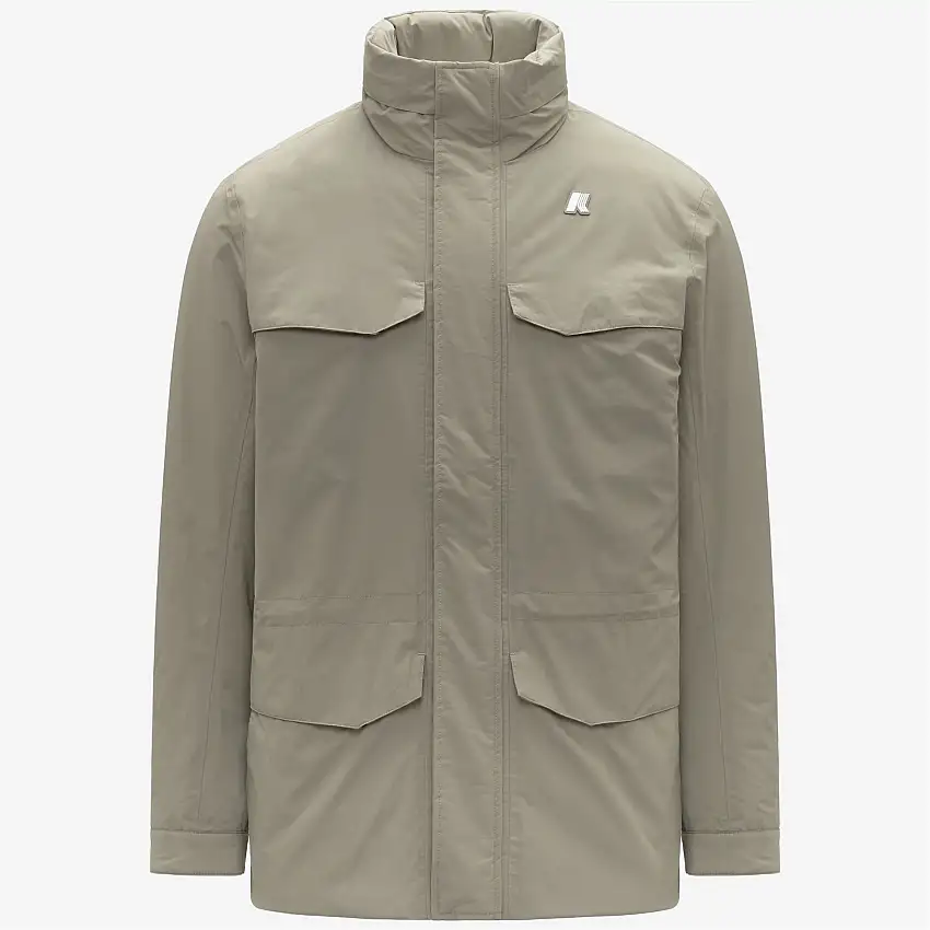 Giacca impermeabile da uomo Green Oak con cappuccio