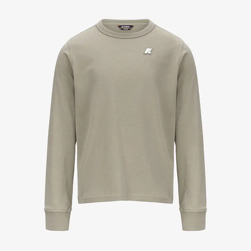 T-shirt leggera in cotone verde per bambino con dettagli sportivi