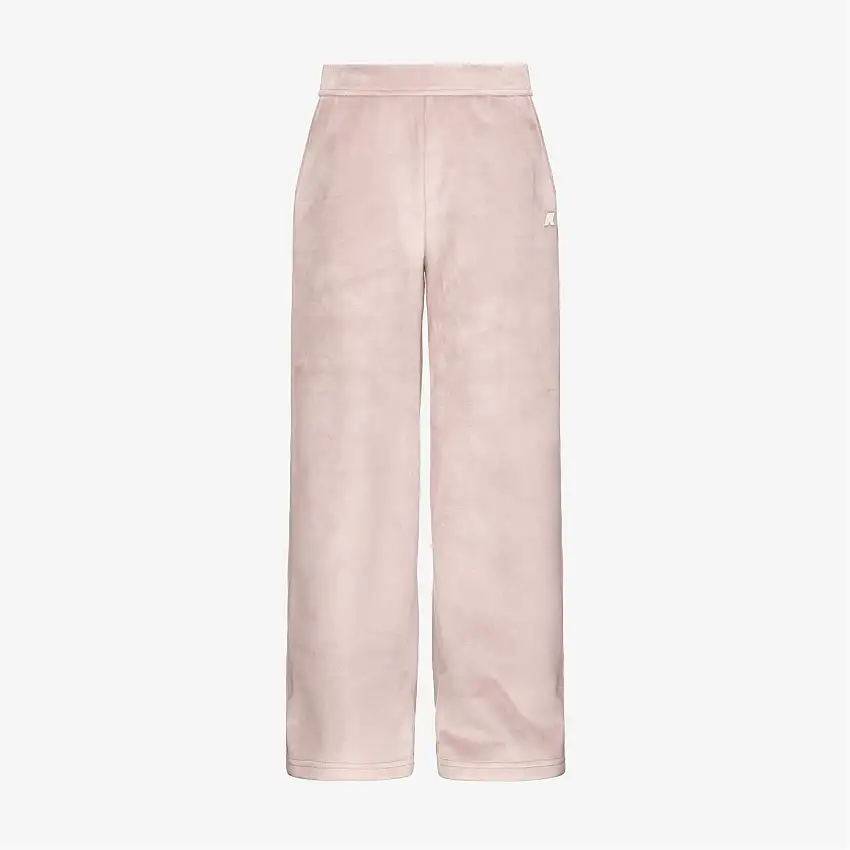 Pantaloni sportivi in velluto grigio rosa per ragazze per autunno inverno