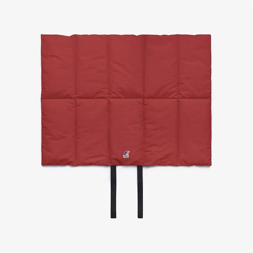 Coperta portatile unisex rossa per cani con tessuto resistente all'acqua