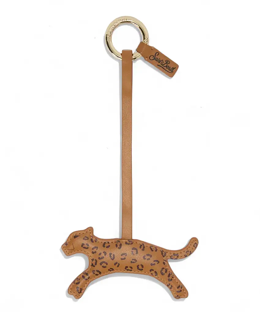 Bag Charm Leopardo in Pelle - Stile ed Eleganza
