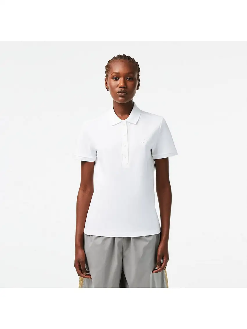 LACOSTE Women's T-Shirt and Polo PF5462 001 White