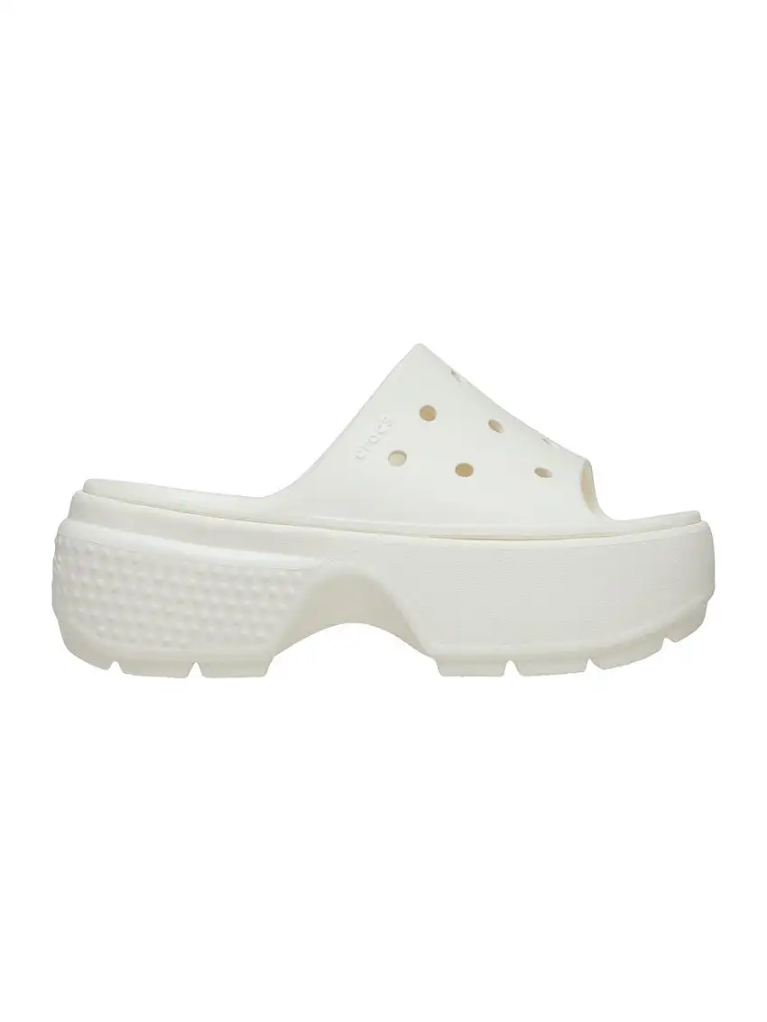 CROCS Women's Slipper Stomp Slide W 209346 0WV White
