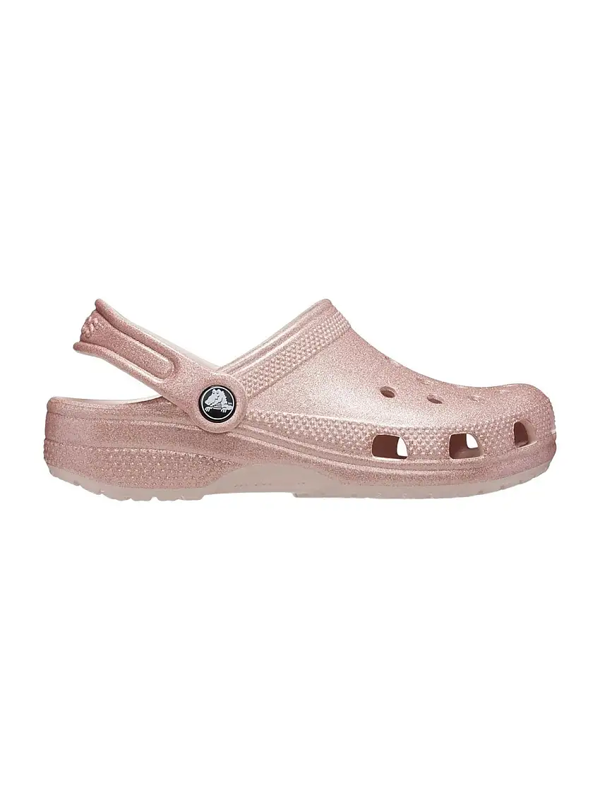 CROCS Girls' Classic Glitter Clog T 206992 6WV Pink