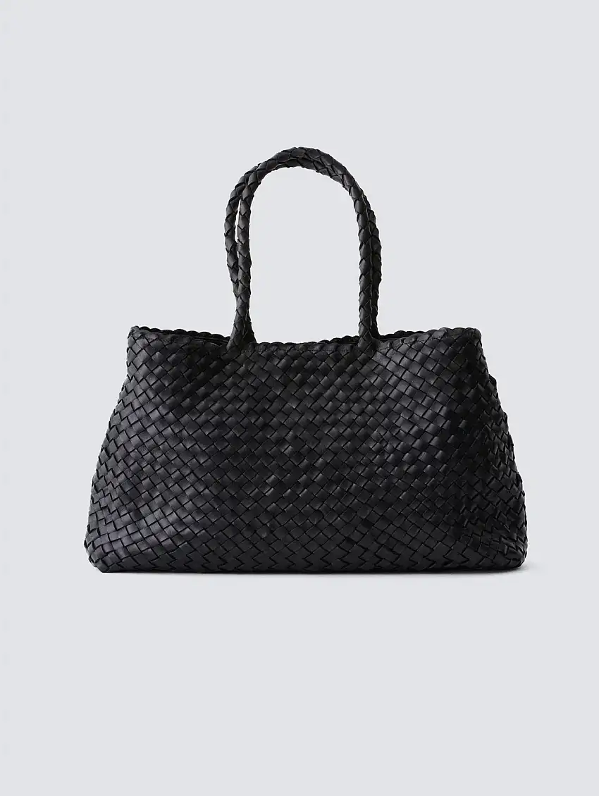 Borsa a Spalla Vintage Mesh Tote Nero