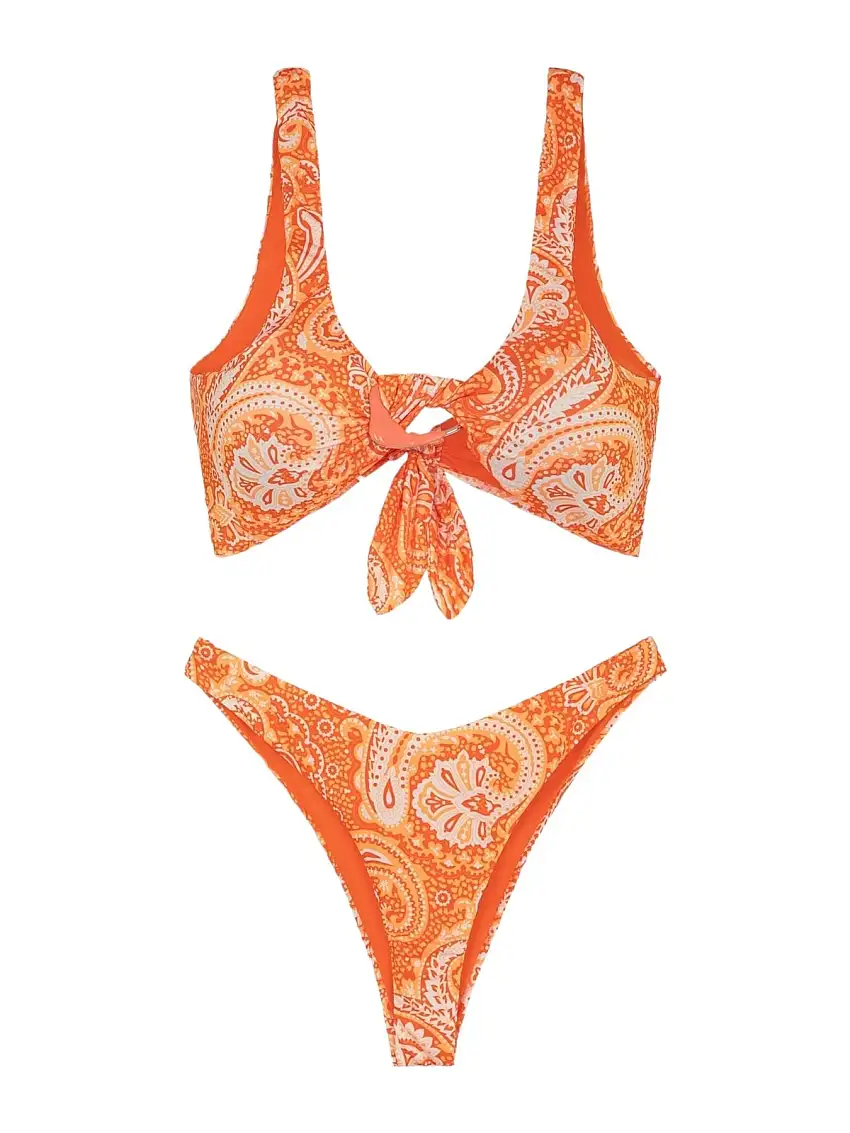F**K Women's Swimsuit FK24-0720X10 Orange
