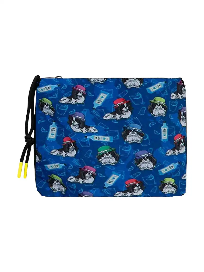 F**K Men's Clutch Bag FK24-A233X17 Blue