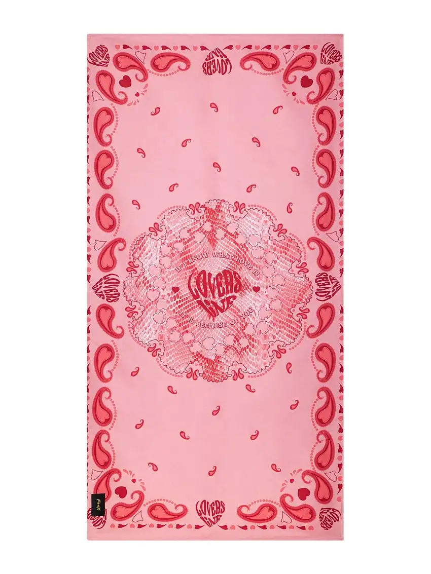 F**K Women's Beach Towel FK24-A081X13 Pink