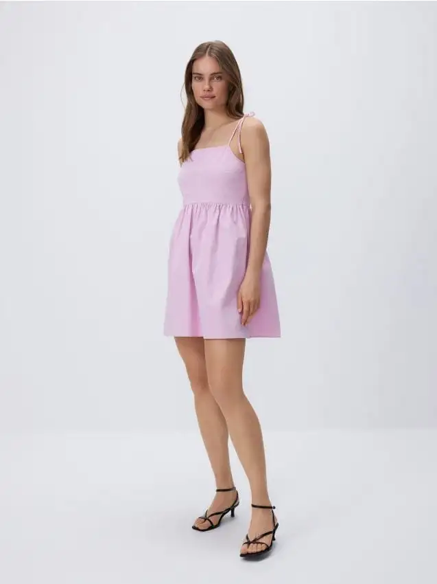 Mini vestito Colore rosa pastello