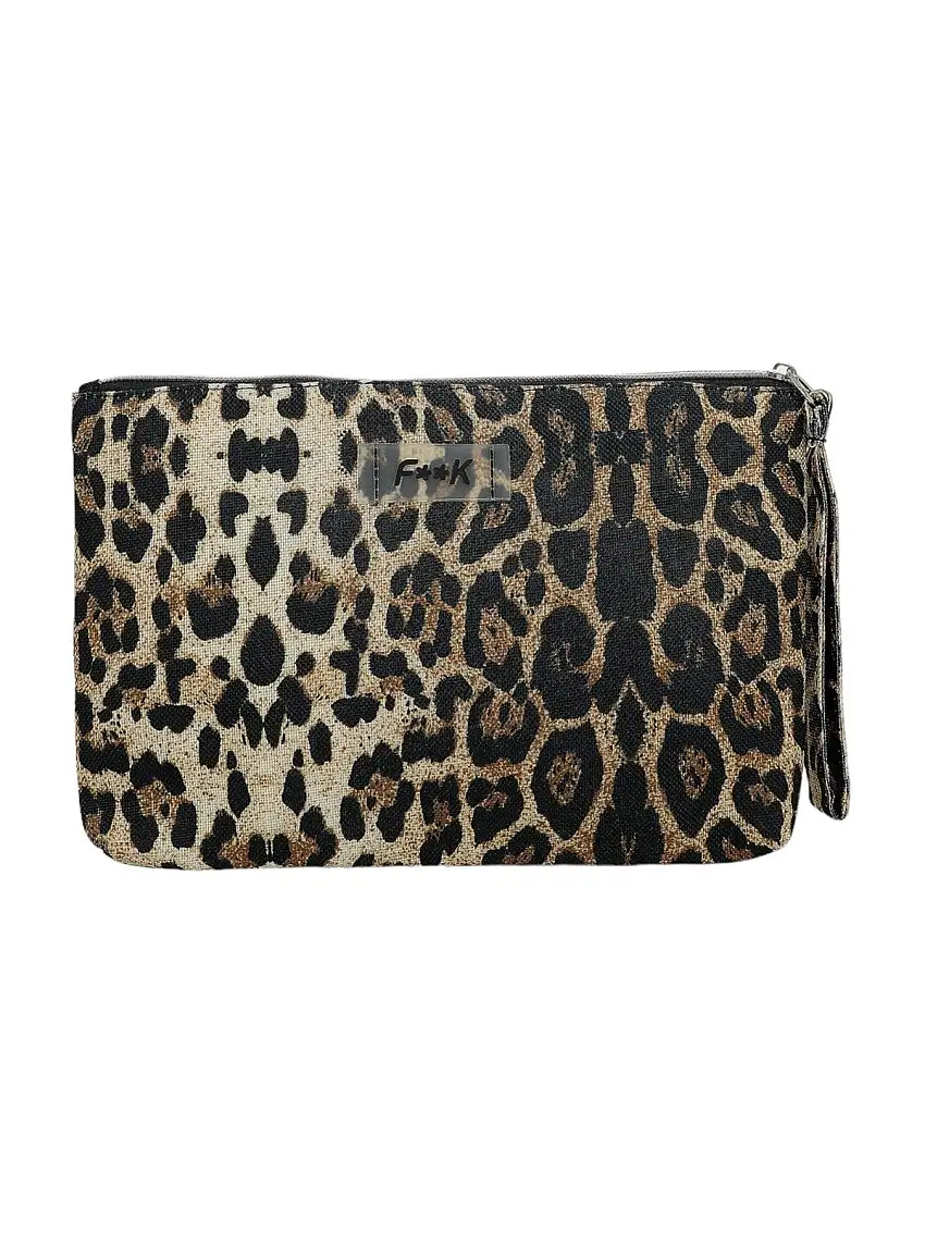 F**K Women's Clutch FK24-A034X01 Brown