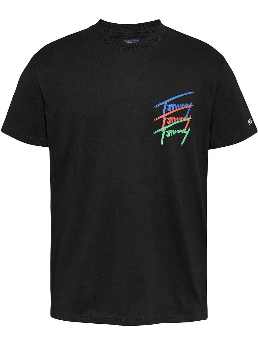 Tommy Hilfiger Men's T-shirt - T-Shirt - Black