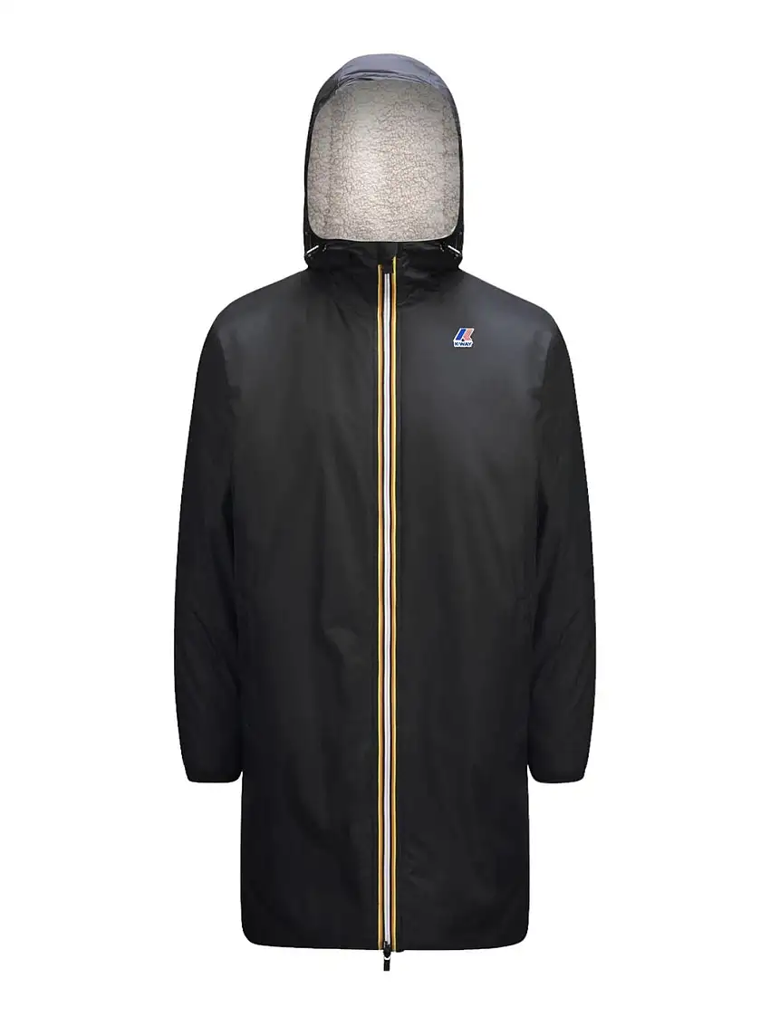 K-WAY Men's Jacket Le vrai 3.0 Eiffel Bear K3114KW USY Black