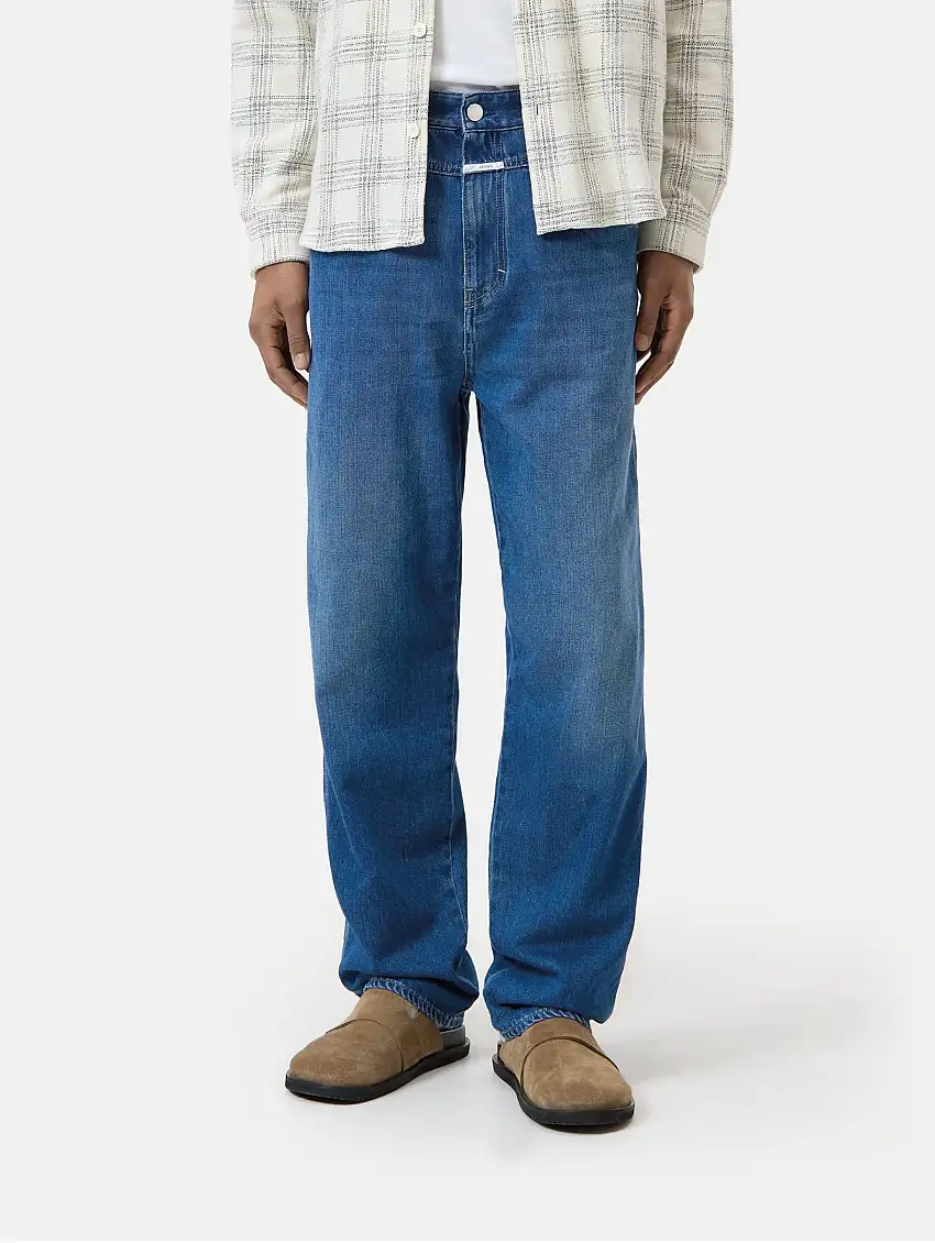 Denim con Gamba Dritta X-Tend Blu