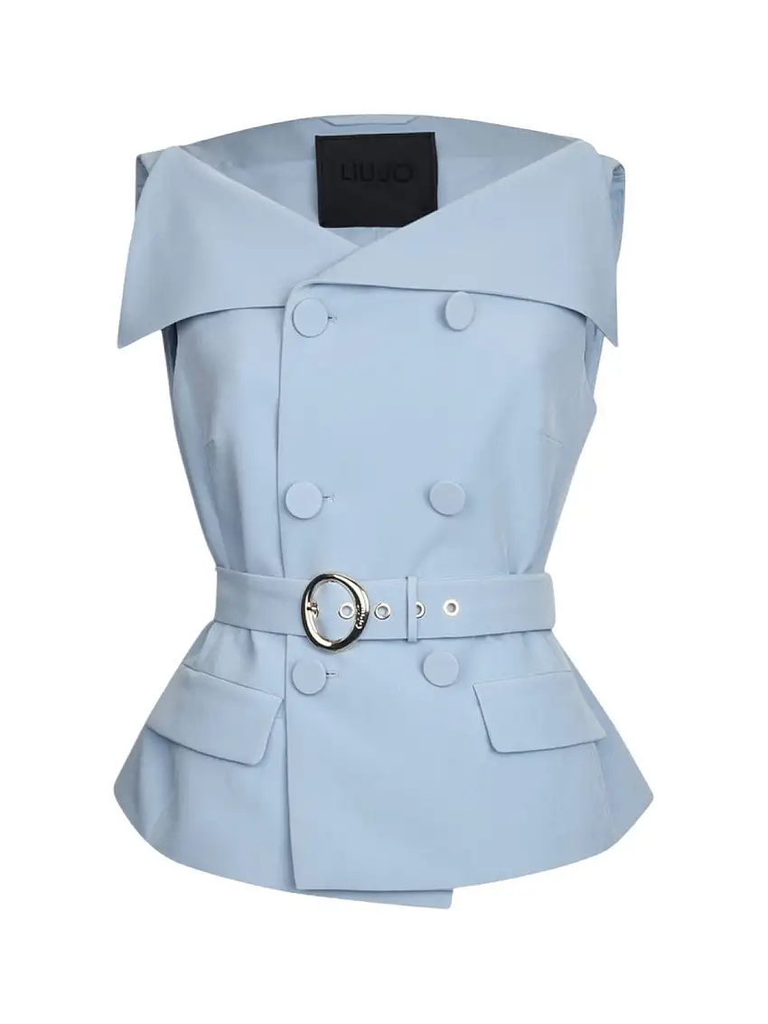 LIU JO BLACK Women's Vest CA5098T2200 X064A Blue