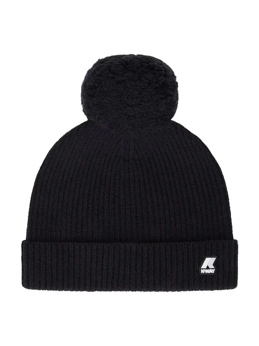 K-WAY Unisex adult hat Vincienne cardigan stitch wool K111FWW K89 Blue