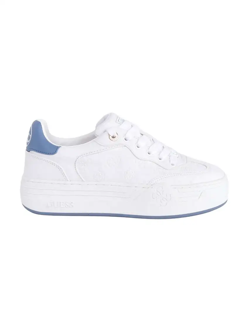 GUESS Women's Sneaker SWOLE FLPSWO FAL12 WHBLU White