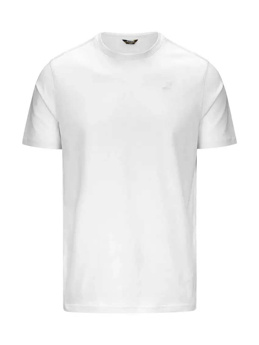 K-WAY Men's T-shirt ODOM JERSEY K7125UW 001 White