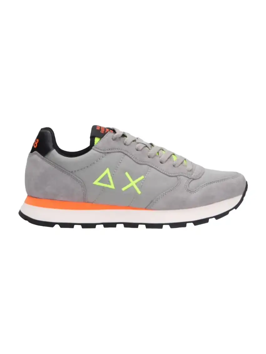 SUN68 Sneaker Men Tom fluo nylon Z43102 34 Grey