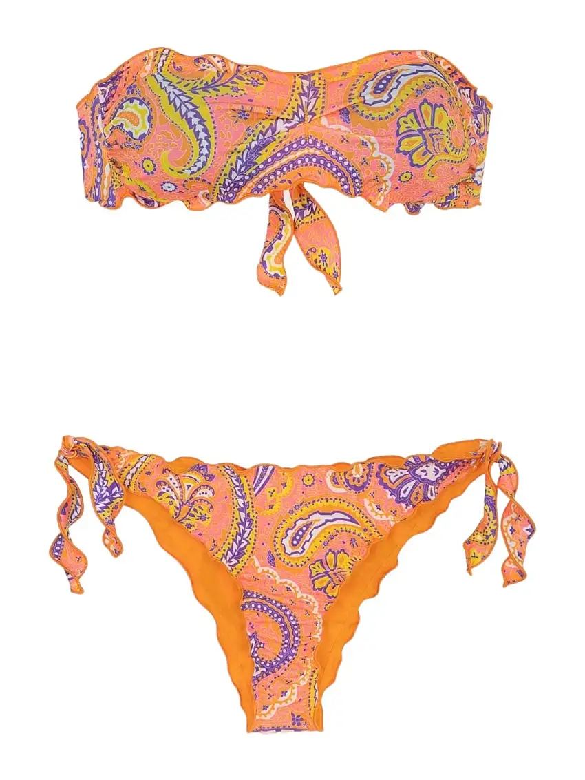 F**K Women's Swimsuit FK24-1341X11 Orange