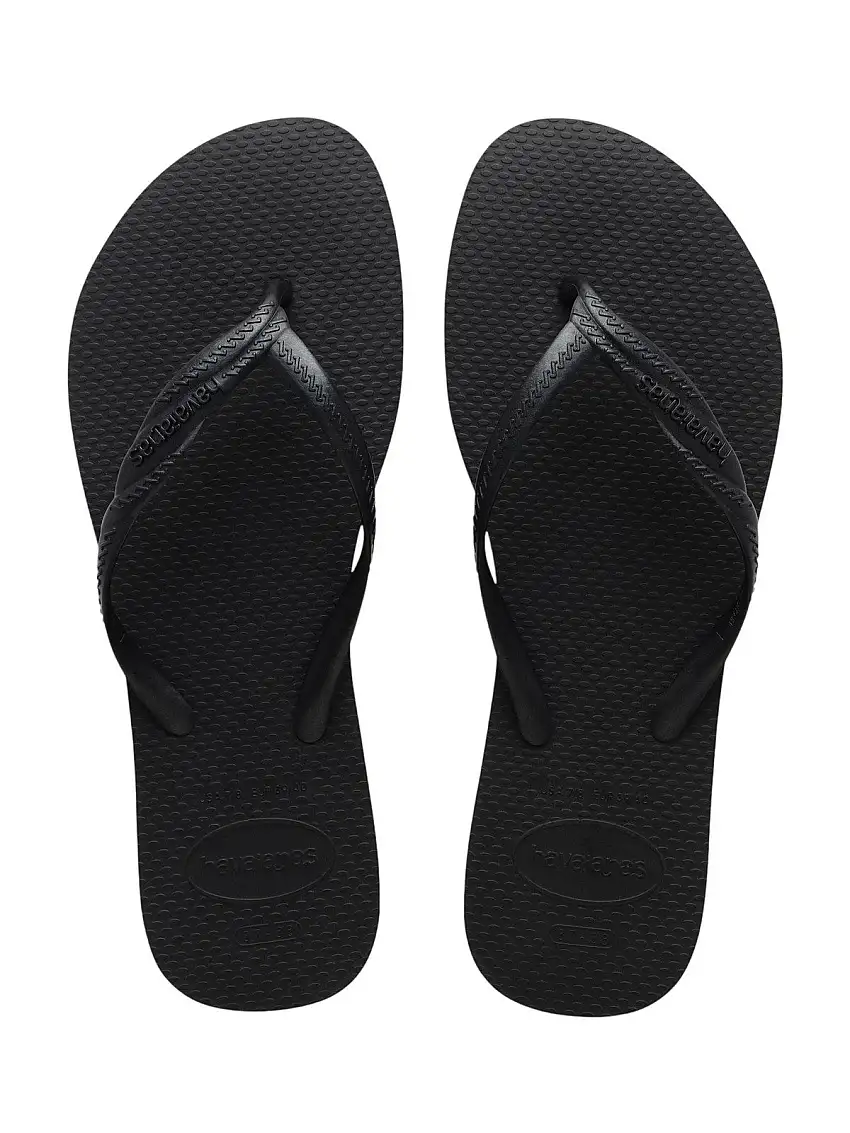 HAVAIANAS Women's Flip Flops Hav. Fantasia 4147115.0090 Black