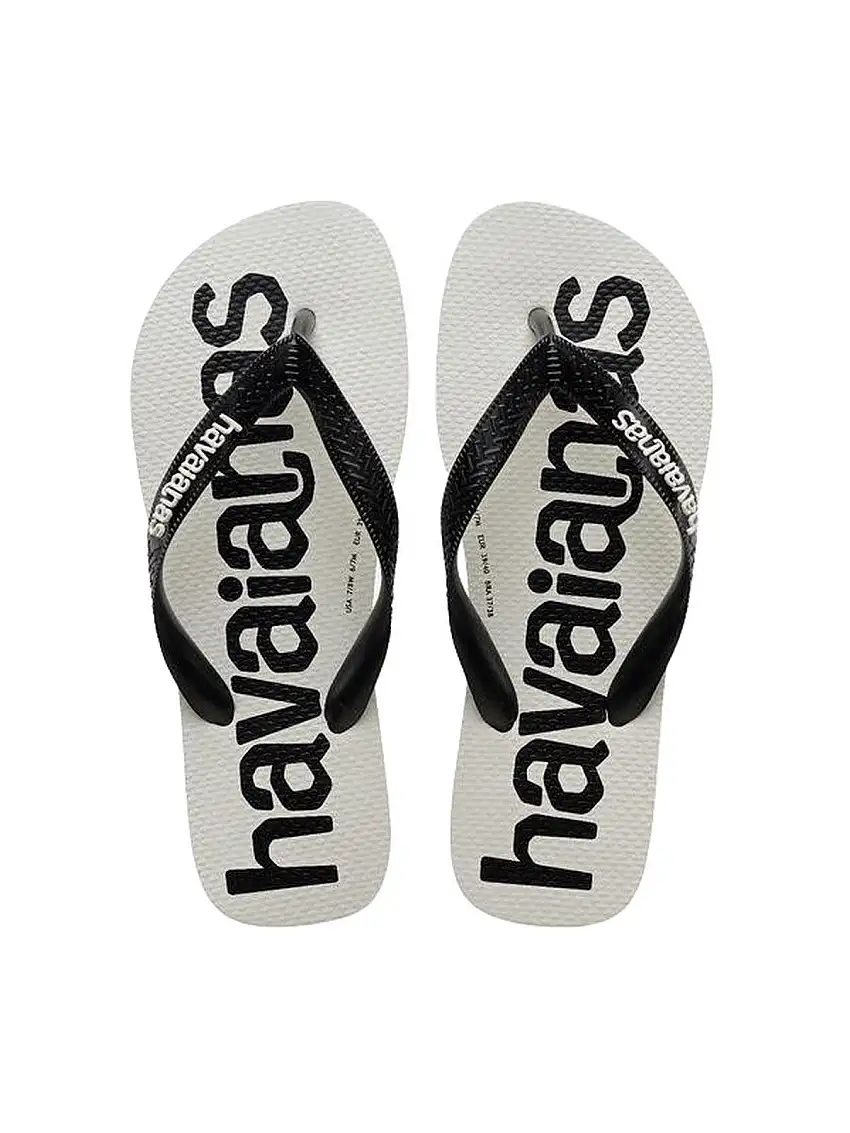 Havaianas Men's Flip Flops - Havaianas Top Logomania 2 - White