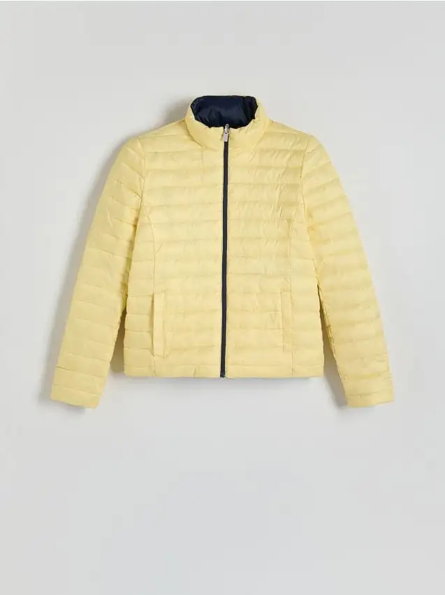 Giacca trapuntata reversibile Colore blu scuro